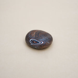 Handmade Brown with Spiral Pattern Pebble Soap