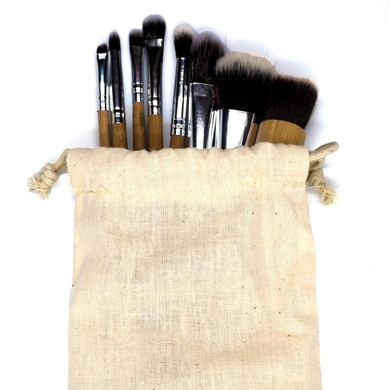 Bamboo Makeup Brushes - Kit