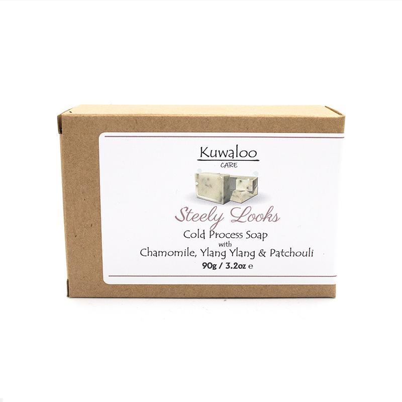 'Steely Looks' Soap 90g - Chamomile , Ylang Ylang & Patchouli